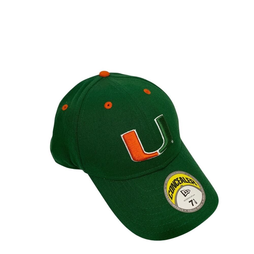 New Era Cap 7 1/8 Miami Hurricanes  Fitted Concealer Cap - Picture 6 of 10